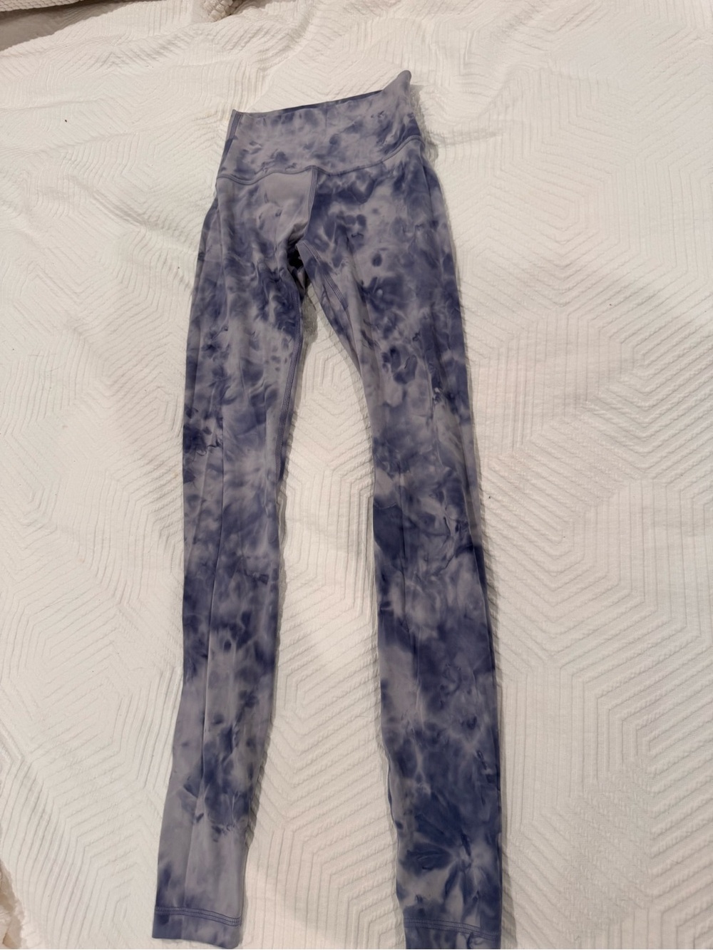 lululemon athletica Blue Tie-Dye High-Rise Leggings